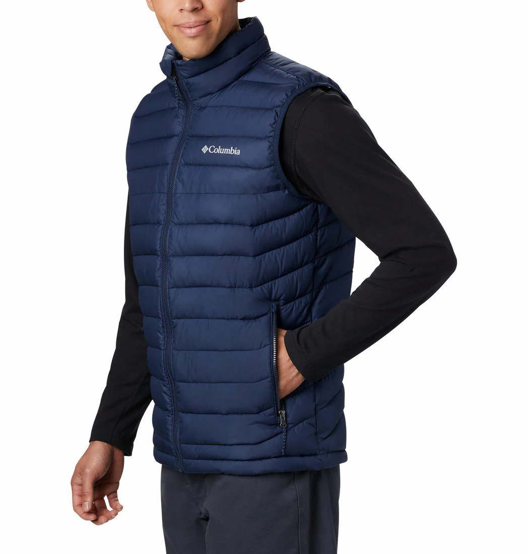 Columbia Men Blue Powder Lite II Vest - Image 3