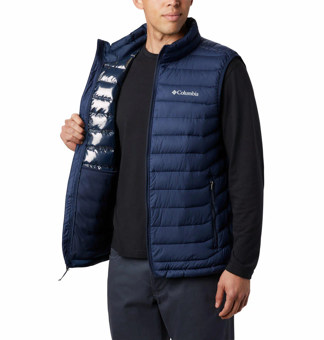 Columbia Men Blue Powder Lite II Vest - Image 4