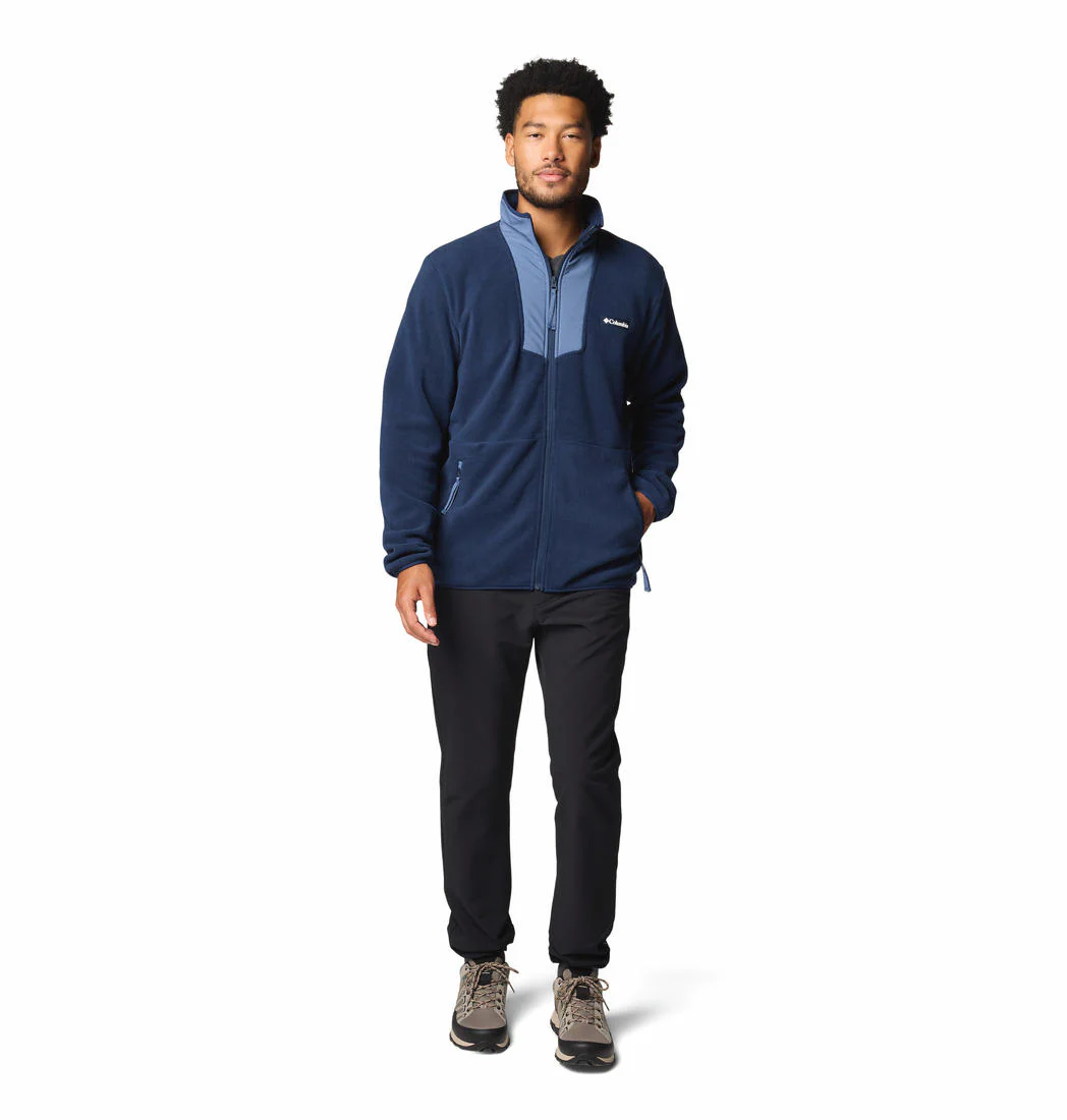 Columbia Men Blue Sequoia Grove Full Zip Fleece - Image 4