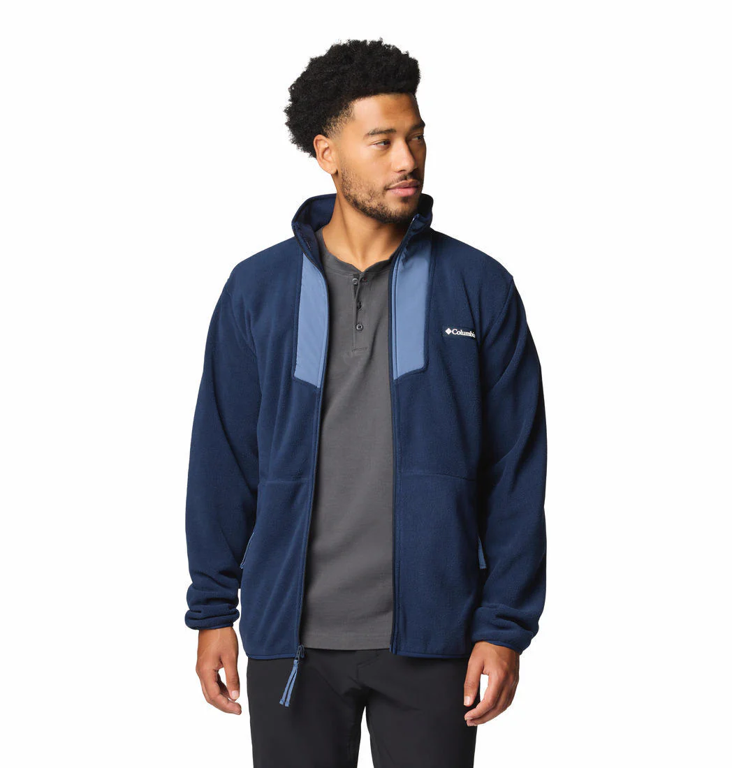 Columbia Men Blue Sequoia Grove Full Zip Fleece - Image 6