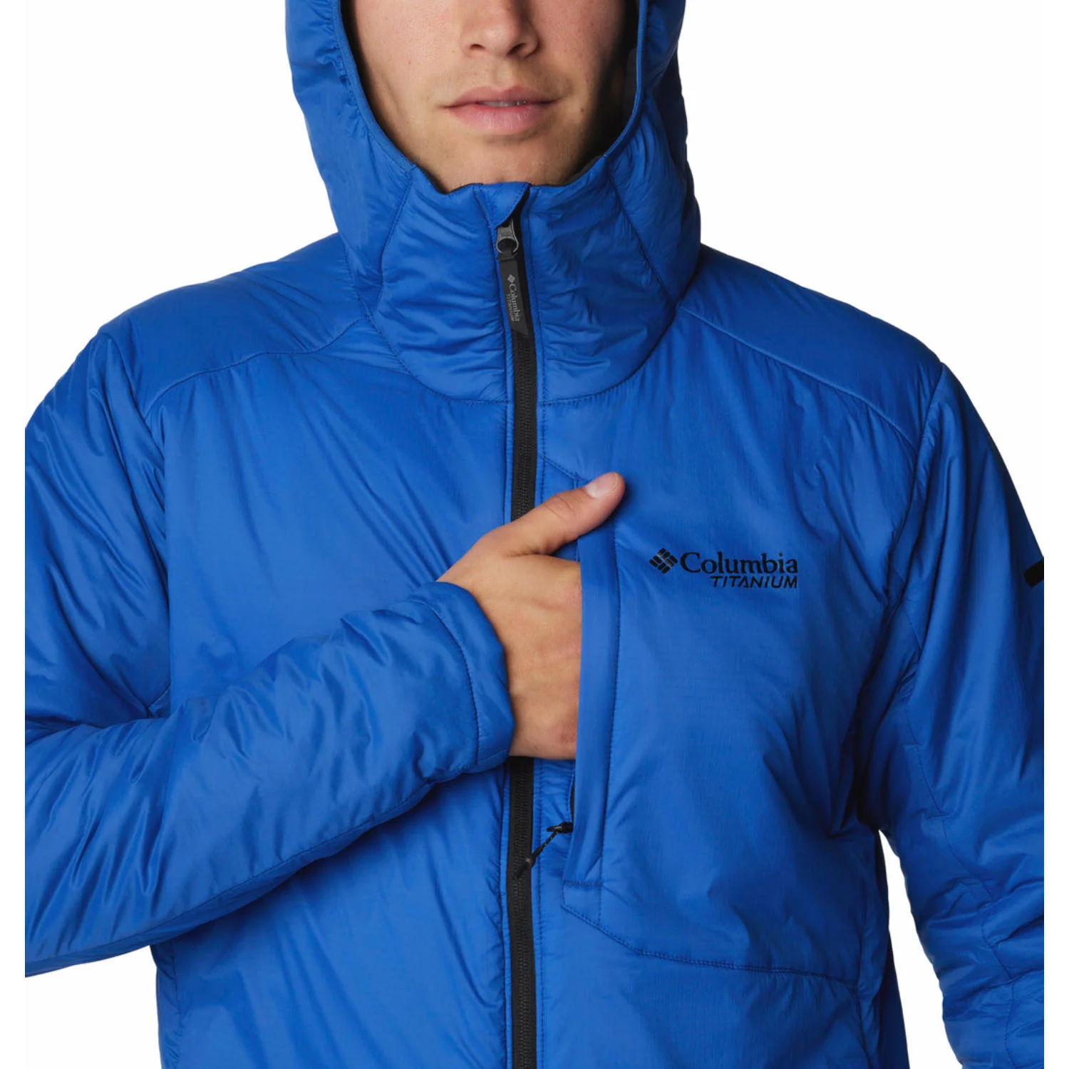Columbia Men Blue Silver Leaf Stretch Insulated II Jacket - Image 8