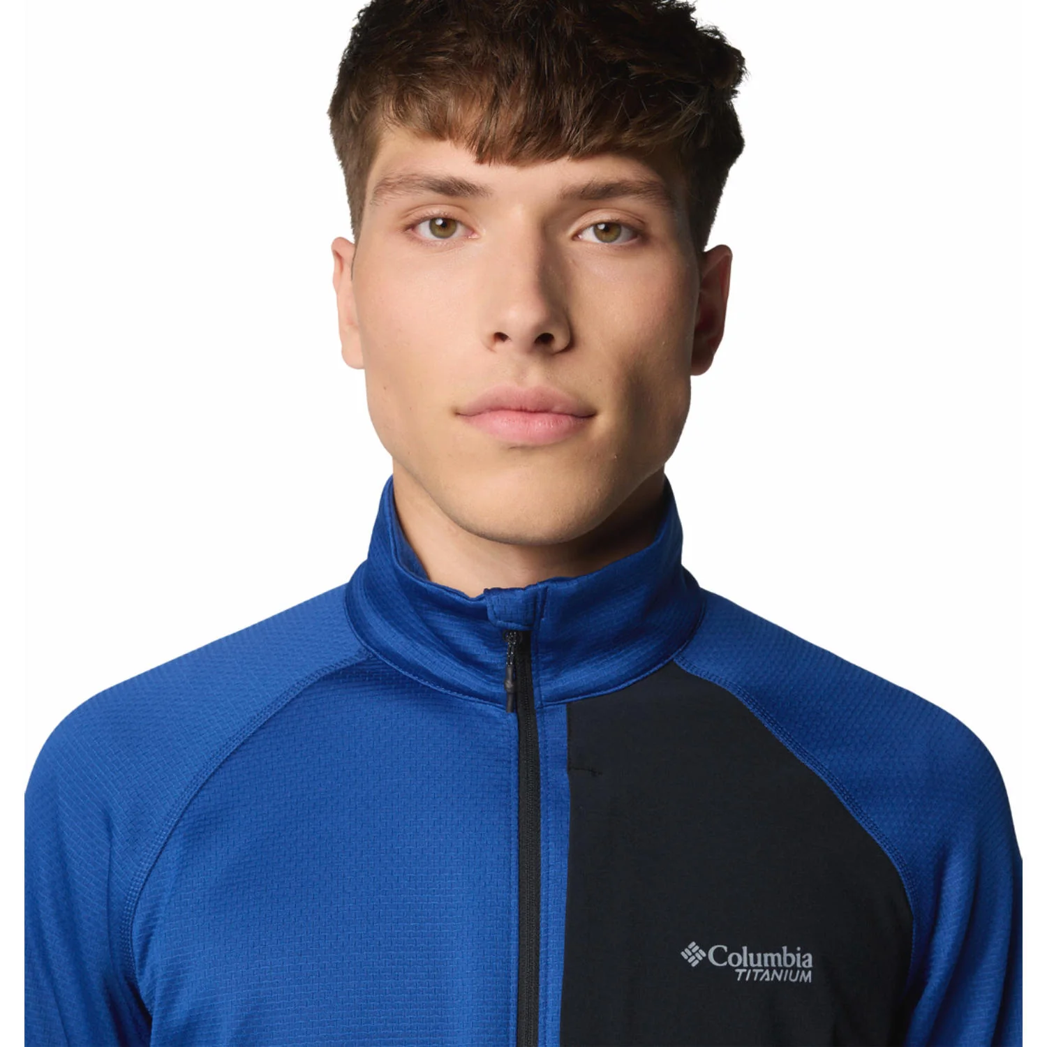 Columbia Men Blue Triple Canyon Grid Fleece FZ II - Image 6