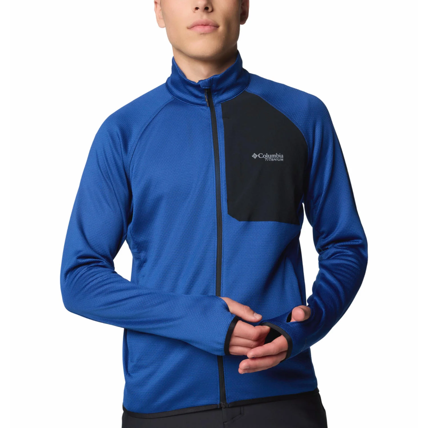 Columbia Men Blue Triple Canyon Grid Fleece FZ II - Image 7