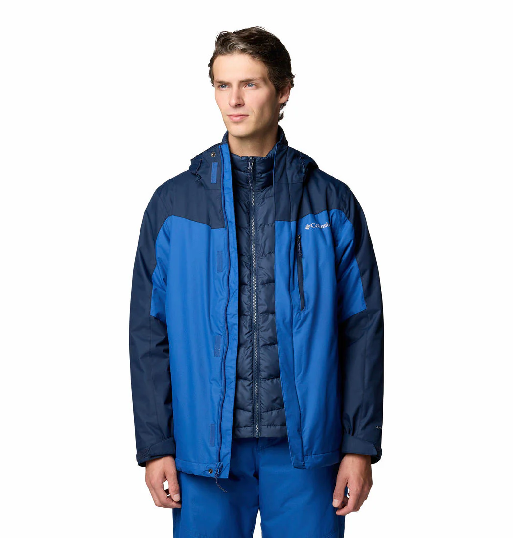 Columbia Men Blue Whirlibird V Interchange Jacket - Image 13