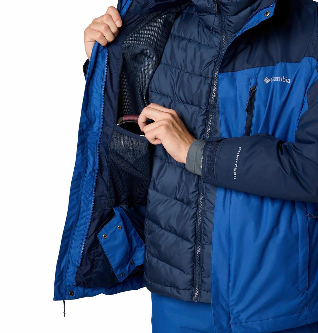 Columbia Men Blue Whirlibird V Interchange Jacket - Image 6