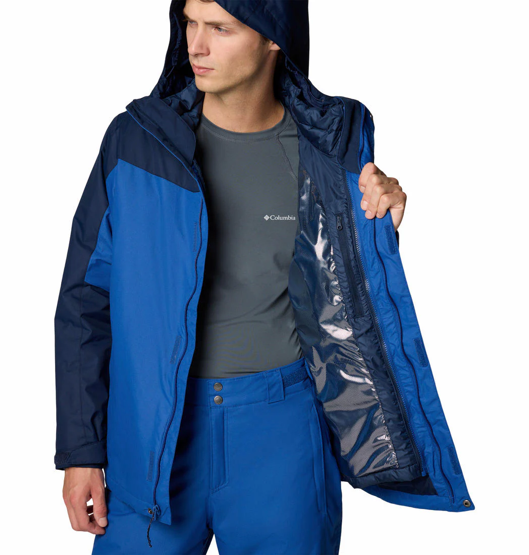 Columbia Men Blue Whirlibird V Interchange Jacket - Image 7