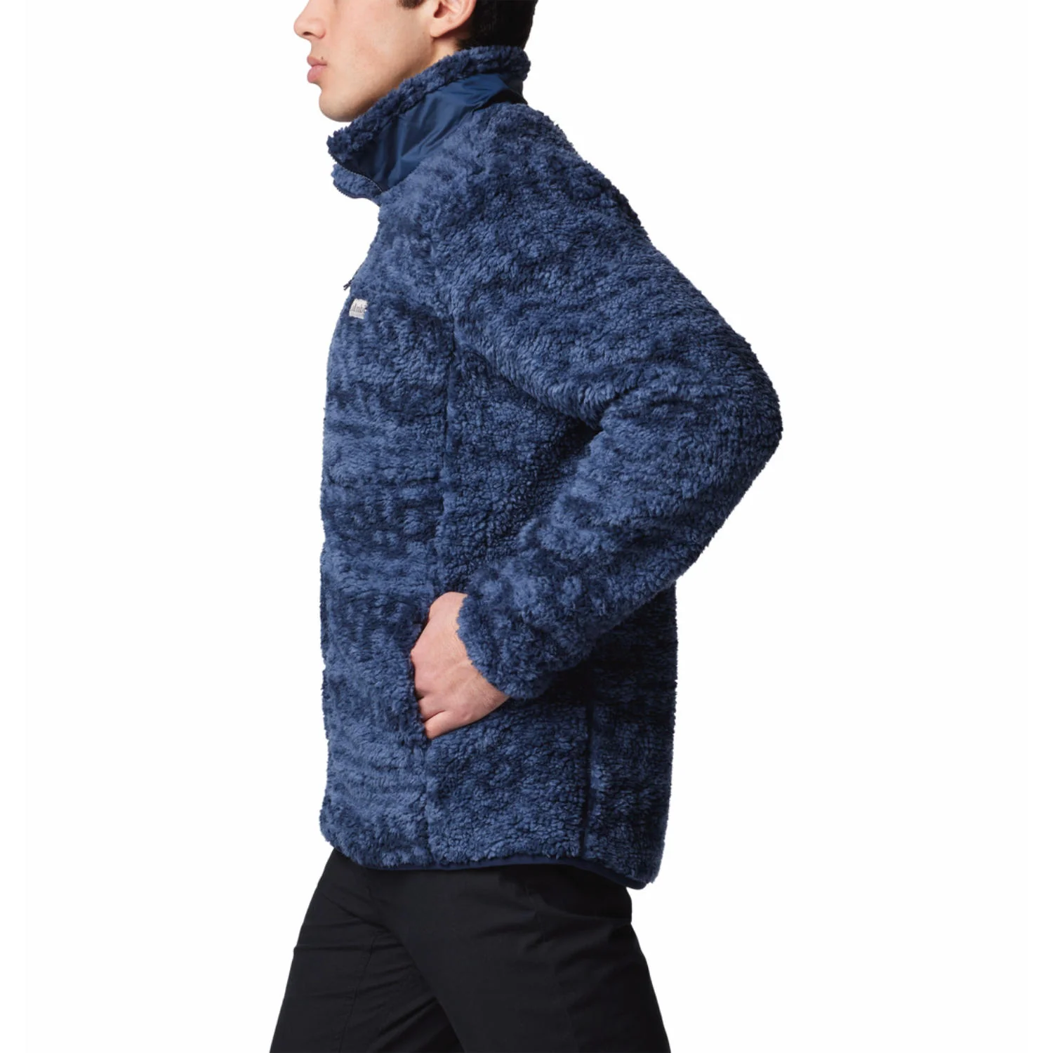 Columbia Men Blue Winter Pass Printed Fleece II - Image 3