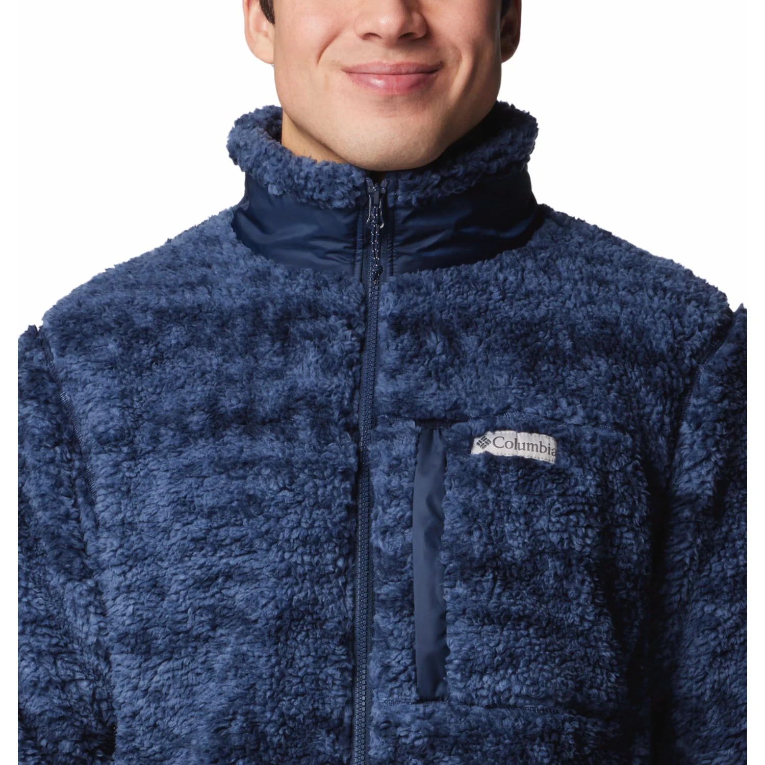 Columbia Men Blue Winter Pass Printed Fleece II - Image 5