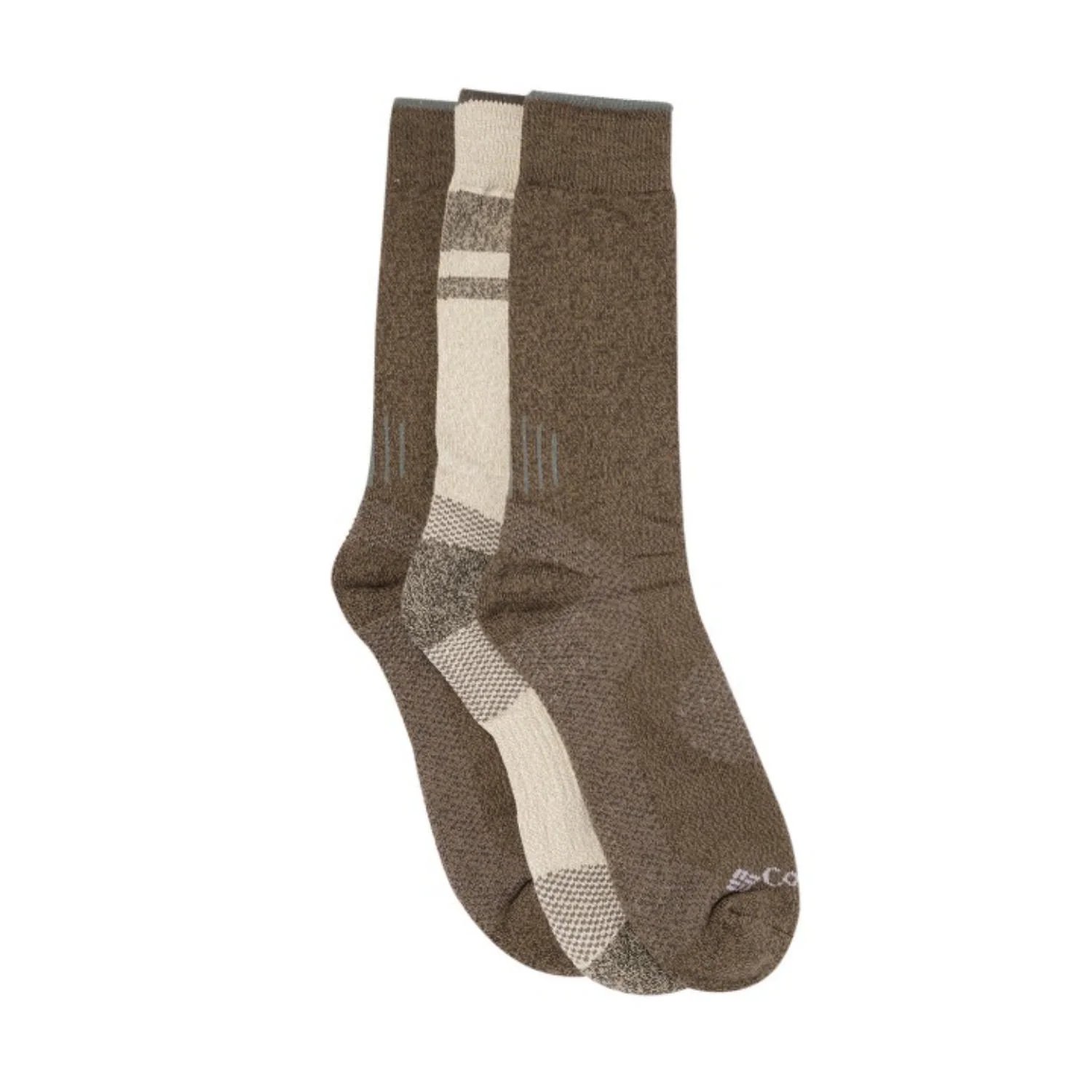 Columbia Men Brown BALANCE POINT CREW  (3 Pair) (Non Returnable) - Image 2