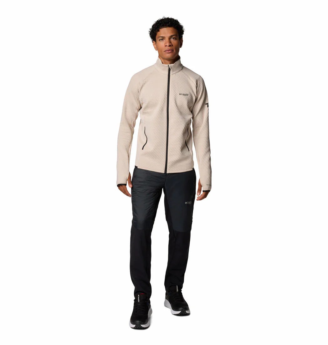 Columbia Men Brown Crystal Leaf Omni-Heat Helix Full Zip - Image 4