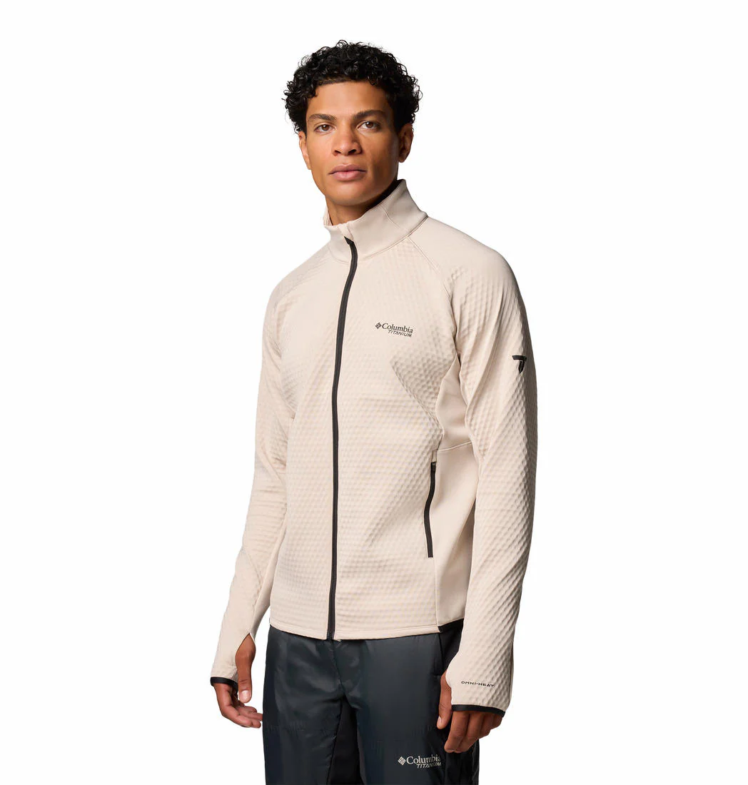 Columbia Men Brown Crystal Leaf Omni-Heat Helix Full Zip - Image 5