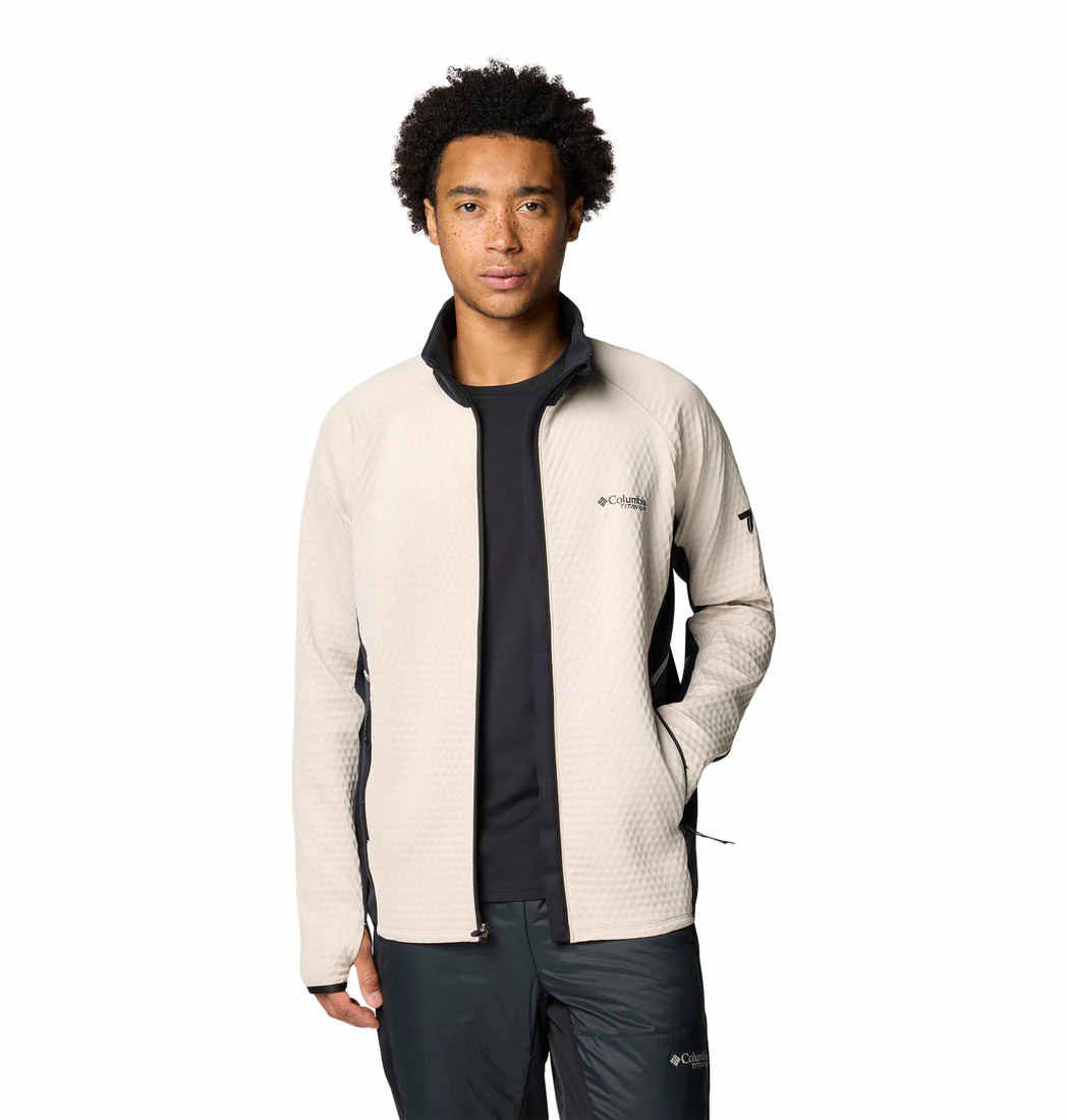 Columbia Men Brown Crystal Leaf Omni-Heat Helix Full Zip - Image 7