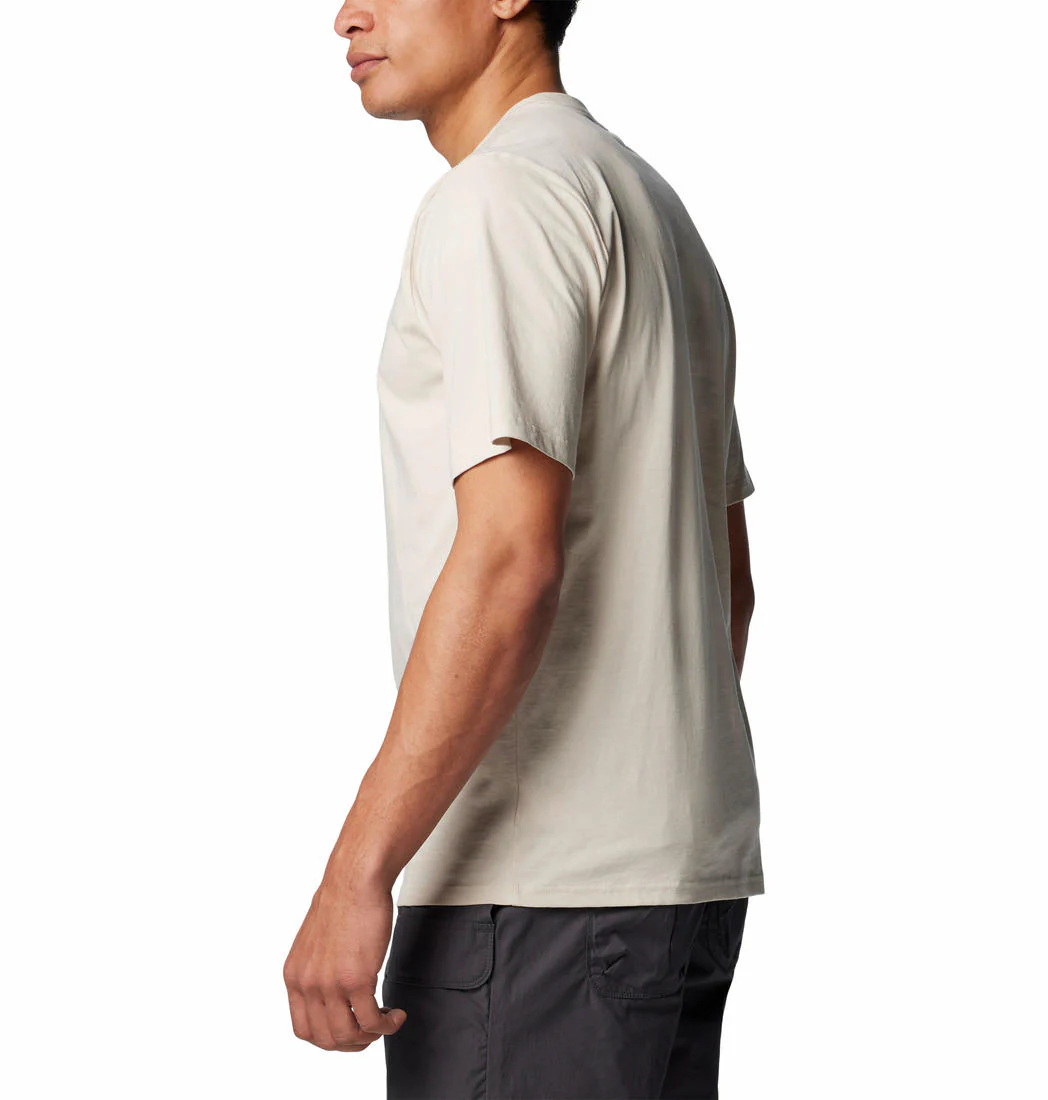 Columbia Men Brown CSC Basic Logo Short Sleeve - Image 3