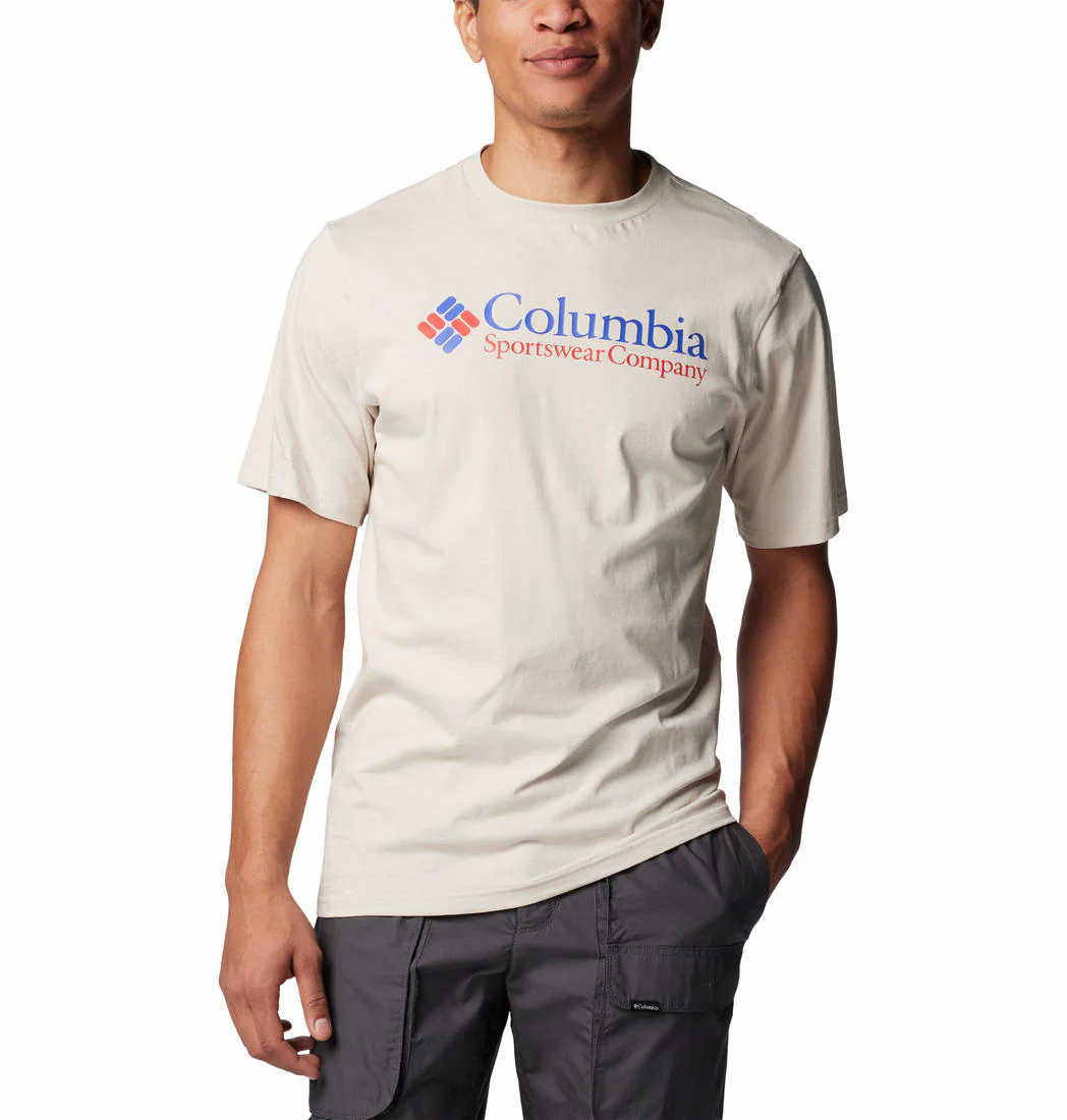 Columbia Men Brown CSC Basic Logo Short Sleeve - Image 4