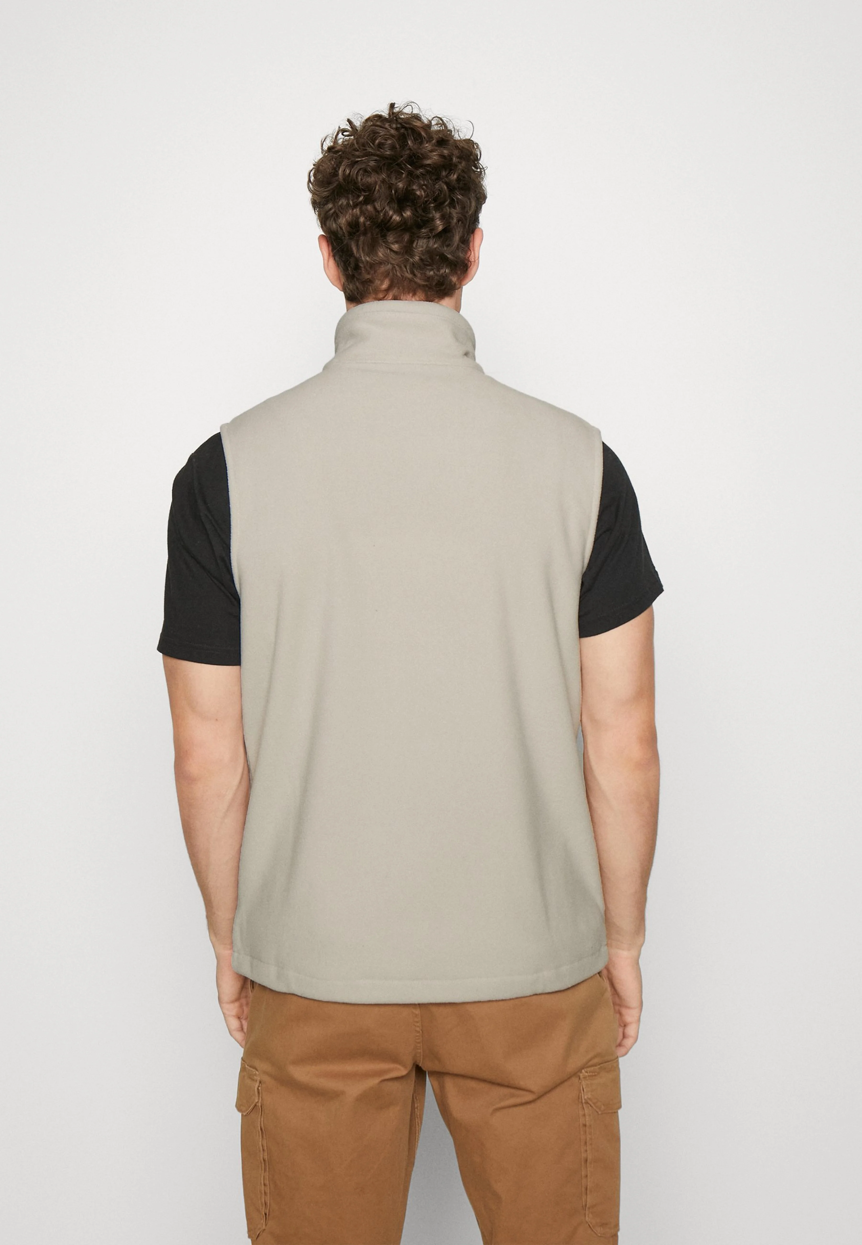 Columbia Men Brown Fast Trek Fleece Vest - Image 2