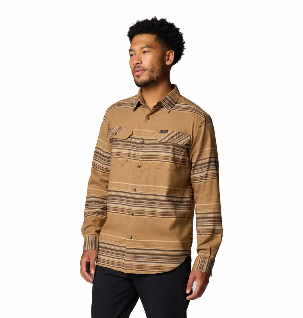 Columbia Men Brown Flare Gun Stretch Flannel - Image 3