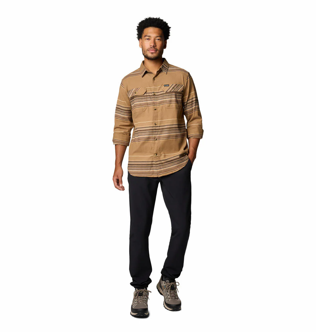 Columbia Men Brown Flare Gun Stretch Flannel - Image 4