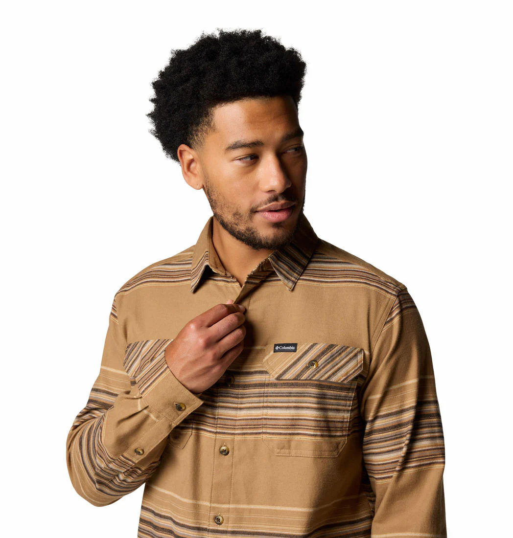 Columbia Men Brown Flare Gun Stretch Flannel - Image 5