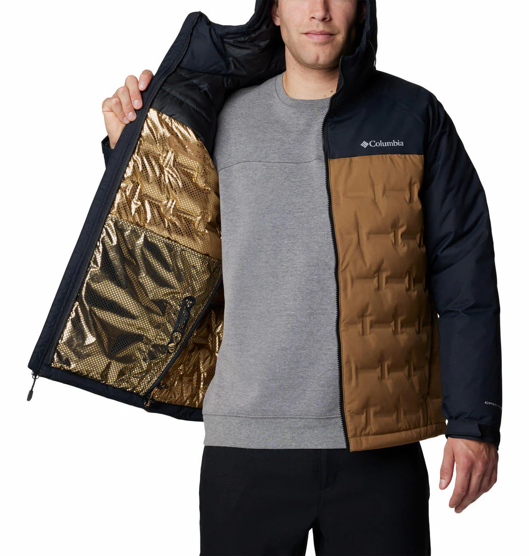 Columbia Men Brown Grand Trek III Down Hooded Jacket - Image 5