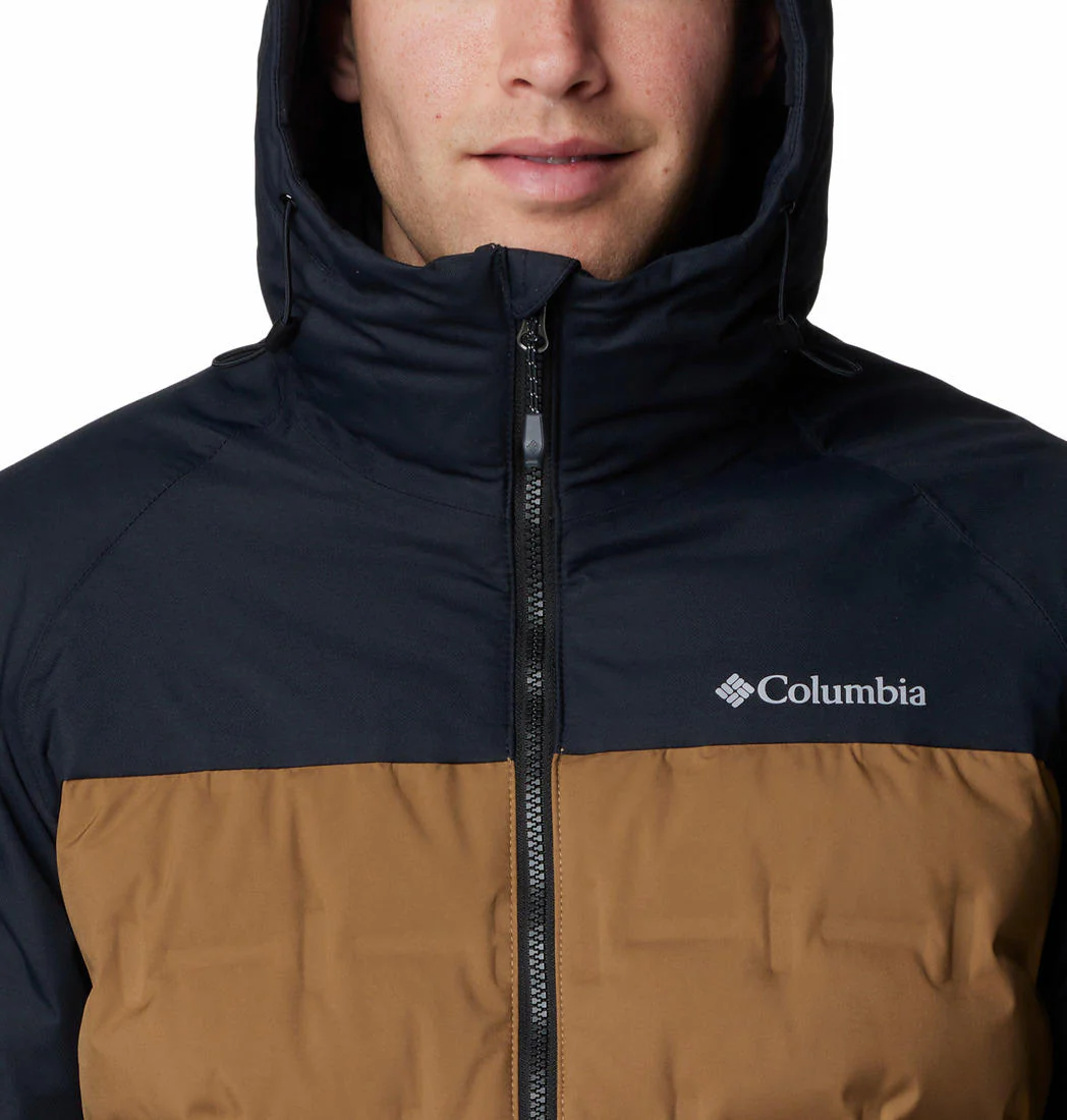 Columbia Men Brown Grand Trek III Down Hooded Jacket - Image 6