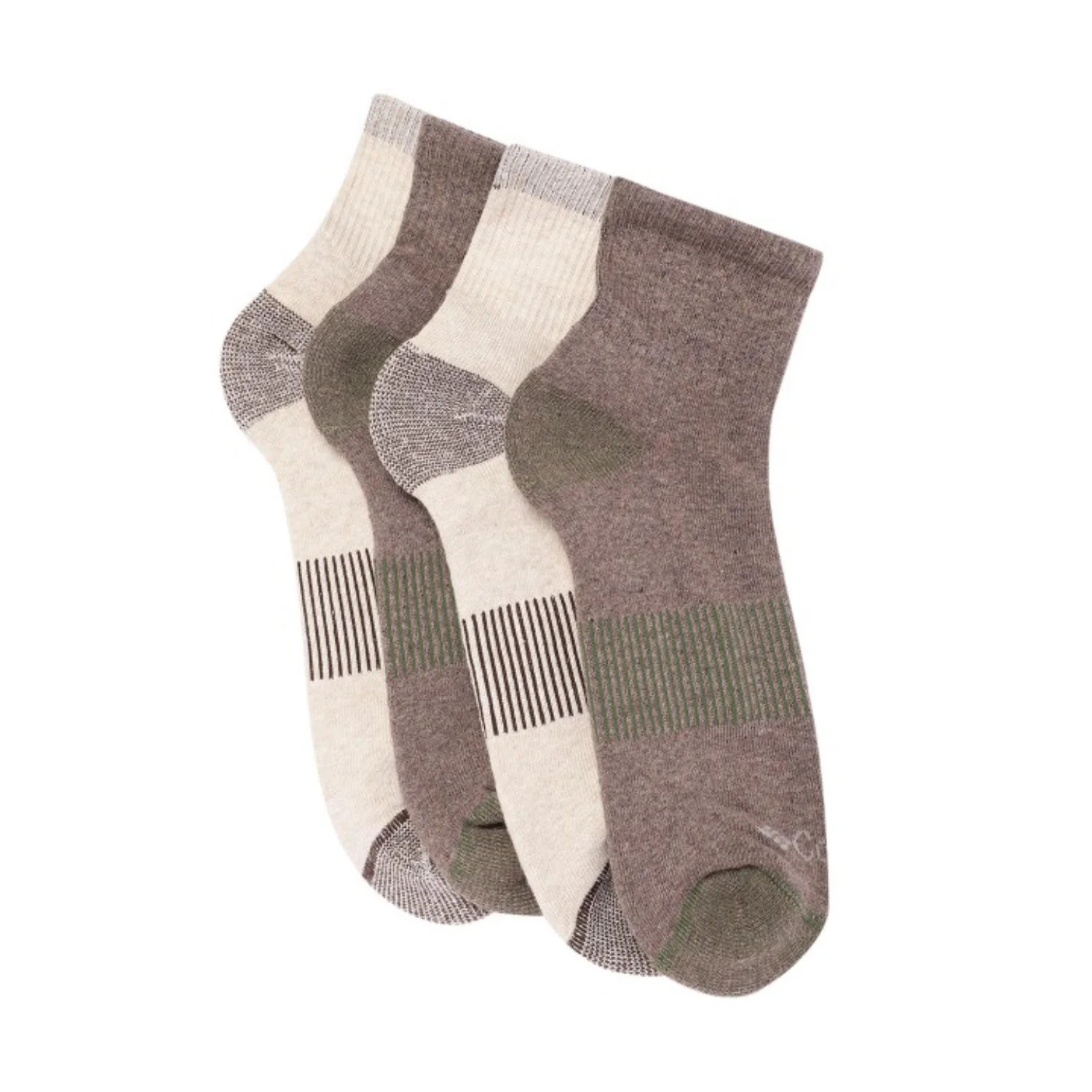 Columbia Men Brown HEATHER RIB QUARTER  (4 Pair) (Non Returnable) - Image 2