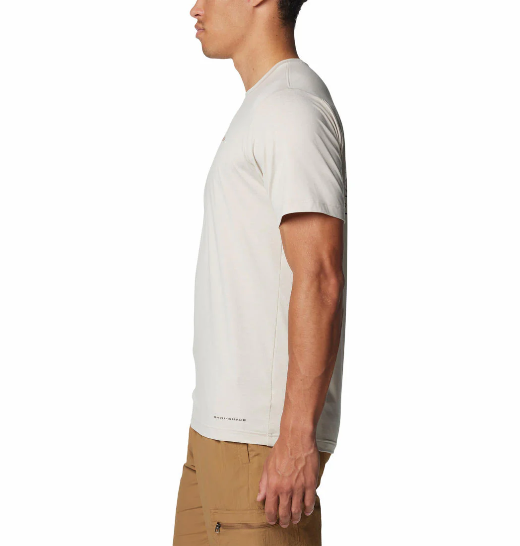 Columbia Men Brown Kwick Hike Back Graphic SS Tee (Sun Protection) - Image 3
