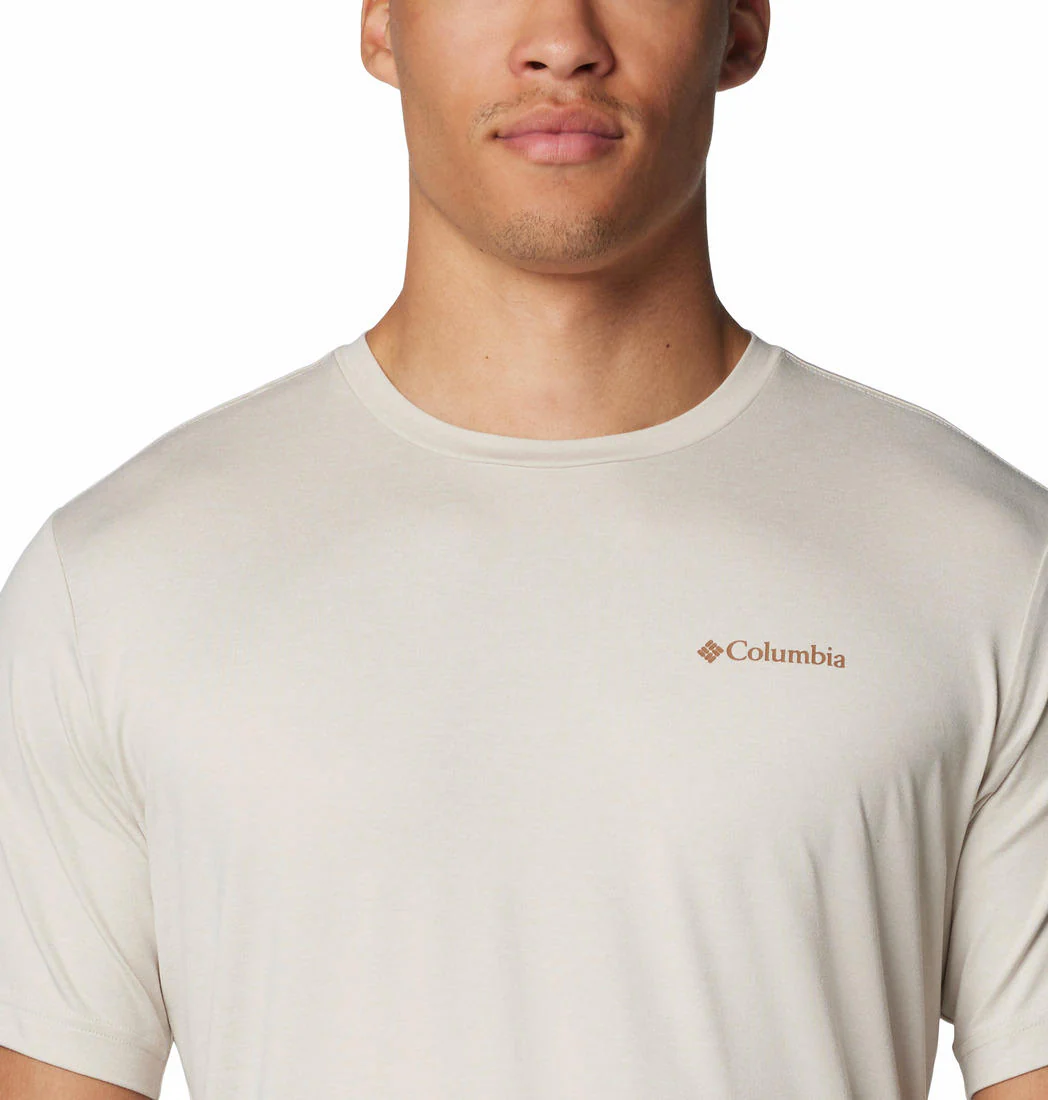 Columbia Men Brown Kwick Hike Back Graphic SS Tee (Sun Protection) - Image 4