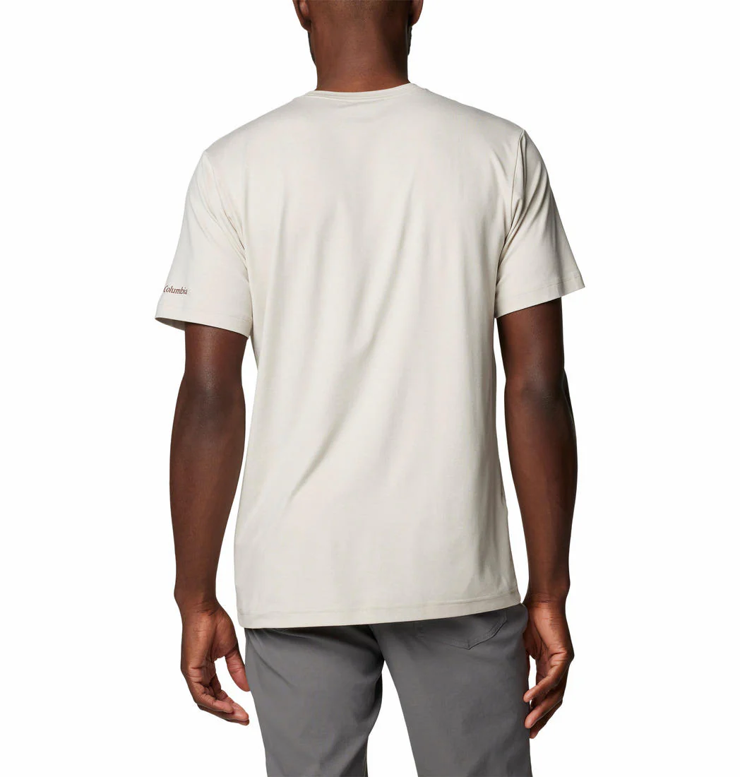 Columbia Men Brown Kwick Hike Graphic SS Tee (Sun Protection) - Image 2