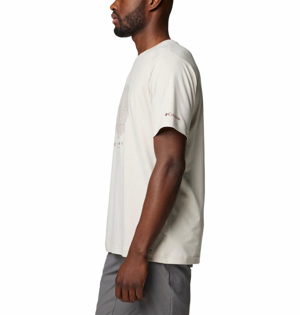 Columbia Men Brown Kwick Hike Graphic SS Tee (Sun Protection) - Image 4