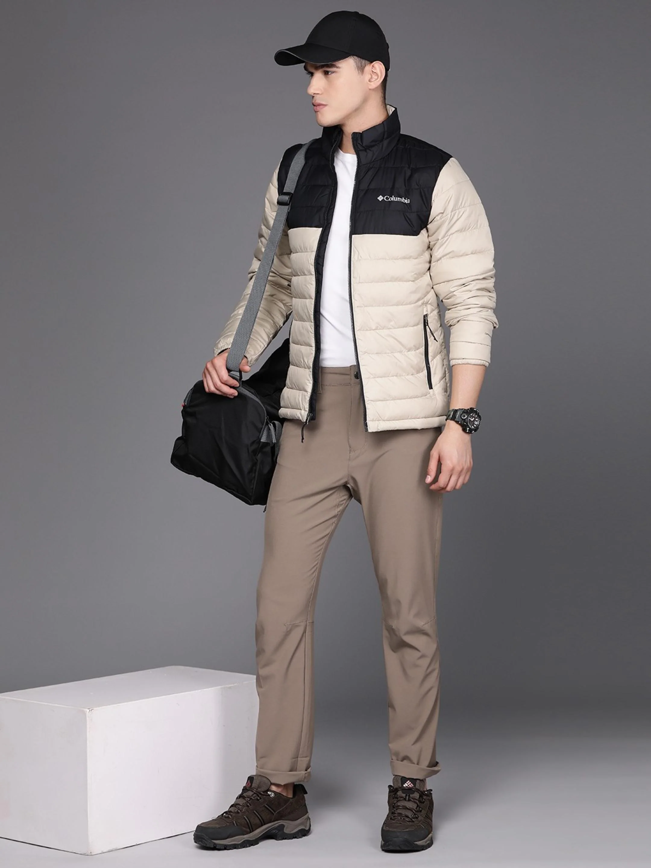 Columbia Men Brown Powder Lite II Vest - Image 13