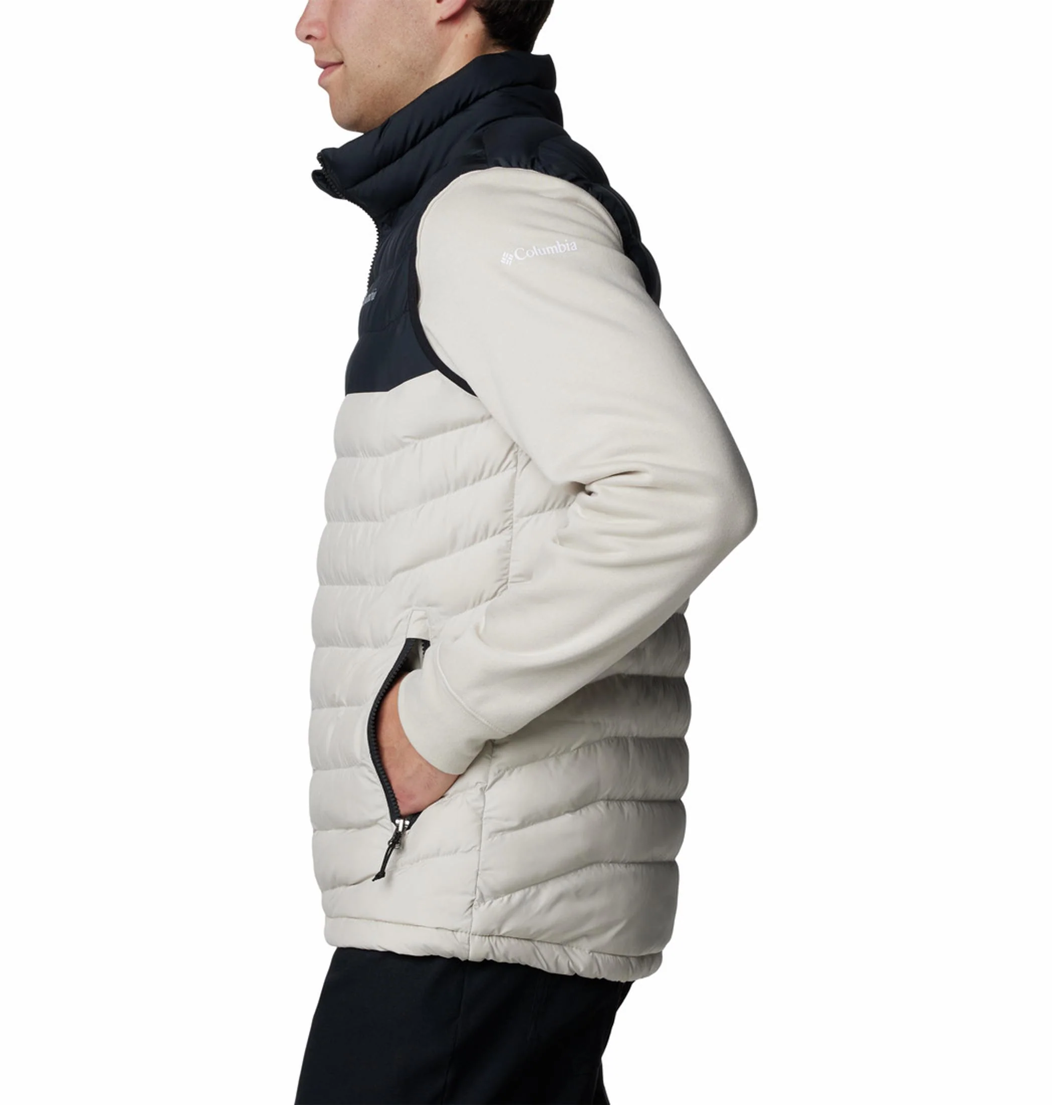 Columbia Men Brown Powder Lite II Vest - Image 4