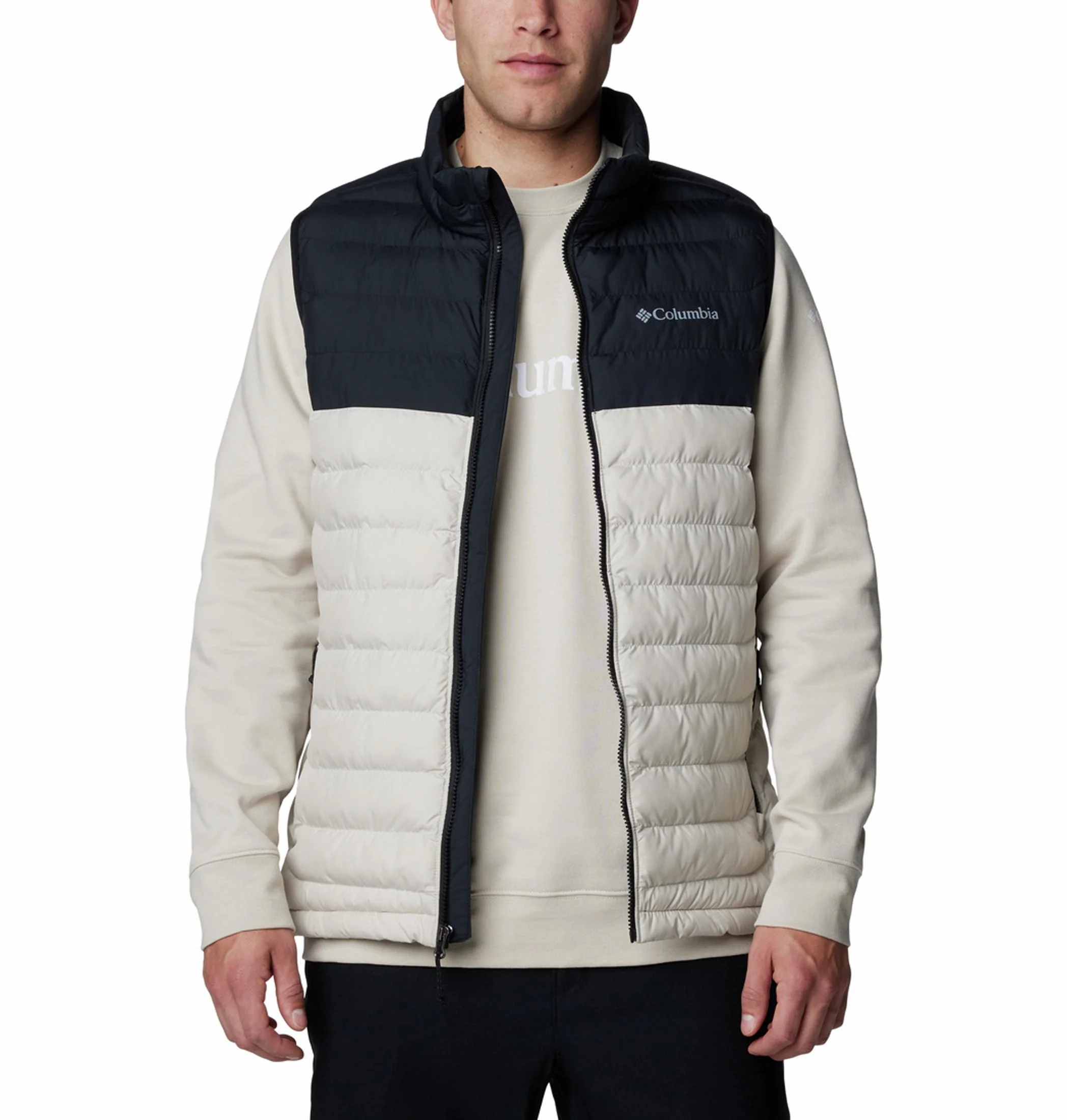 Columbia Men Brown Powder Lite II Vest - Image 9