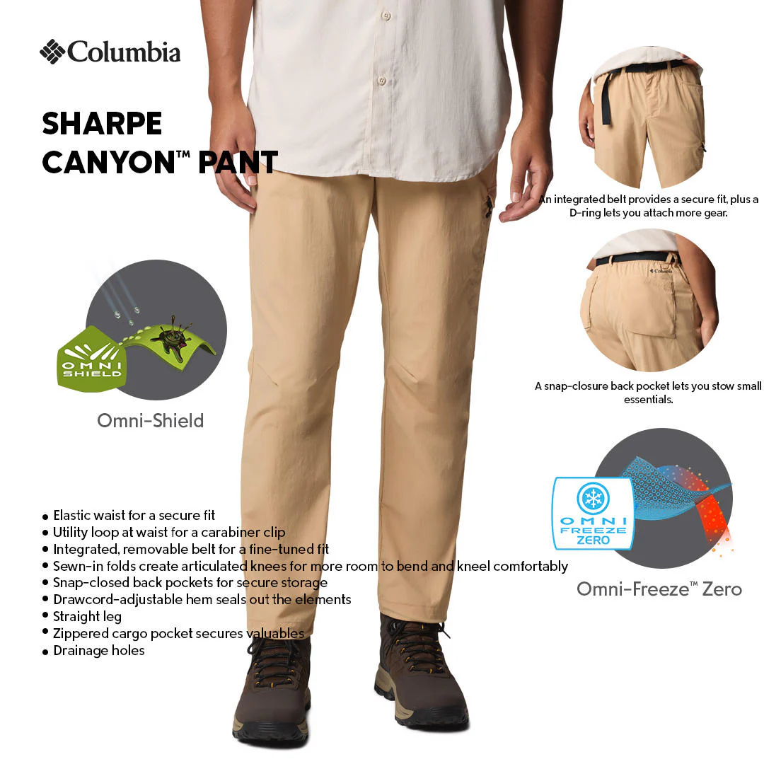 Columbia Men Brown Sharpe Canyon Pant - Image 2