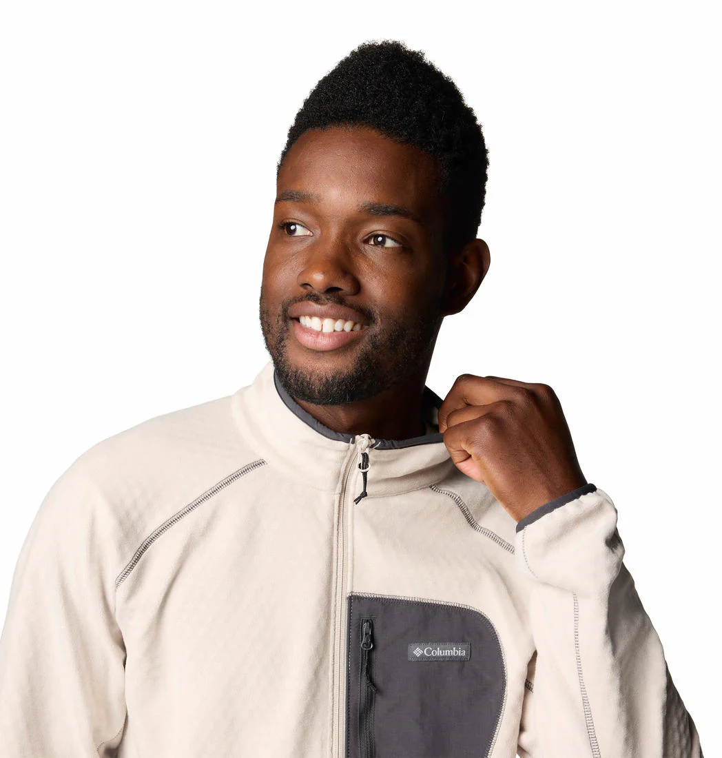 Columbia Men Brown Outdoor Tracks Full Zip II - Image 5