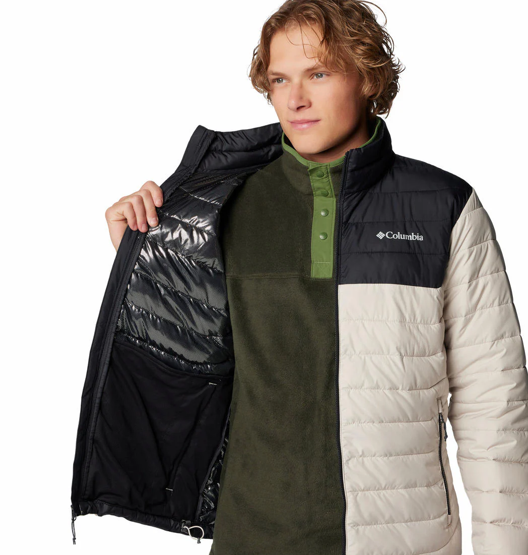 Columbia Men Brown Powder Lite II Jacket - Image 6