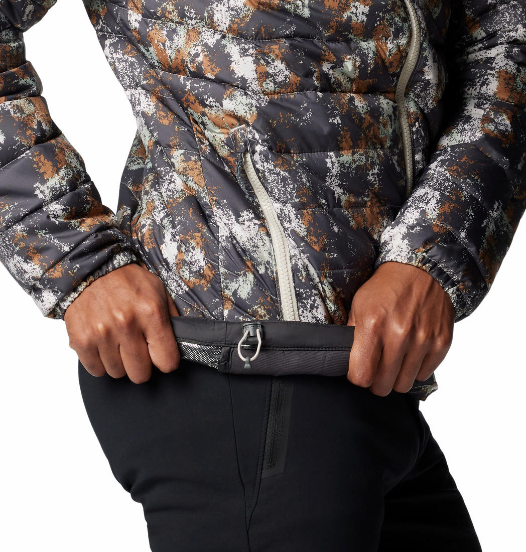 Columbia Men Brown Powder Lite II Printed Jacket - Image 7