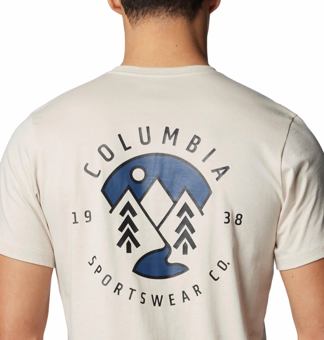 Columbia Men Brown Rapid Ridge Back Graphic Tee II - Image 5