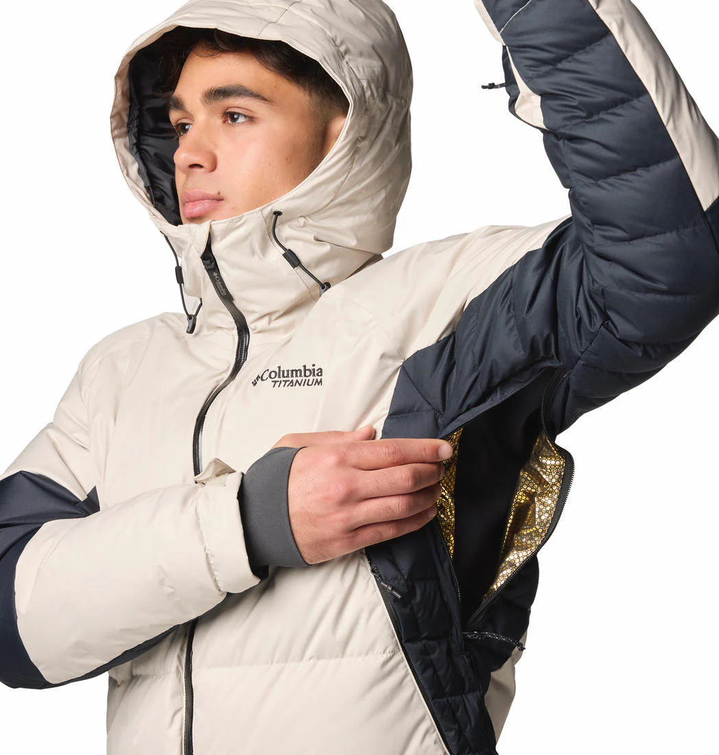 Columbia Men Brown Roaring Fork II Down Jacket - Image 10