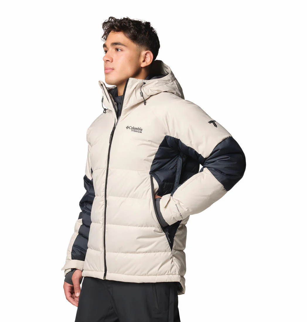Columbia Men Brown Roaring Fork II Down Jacket - Image 3