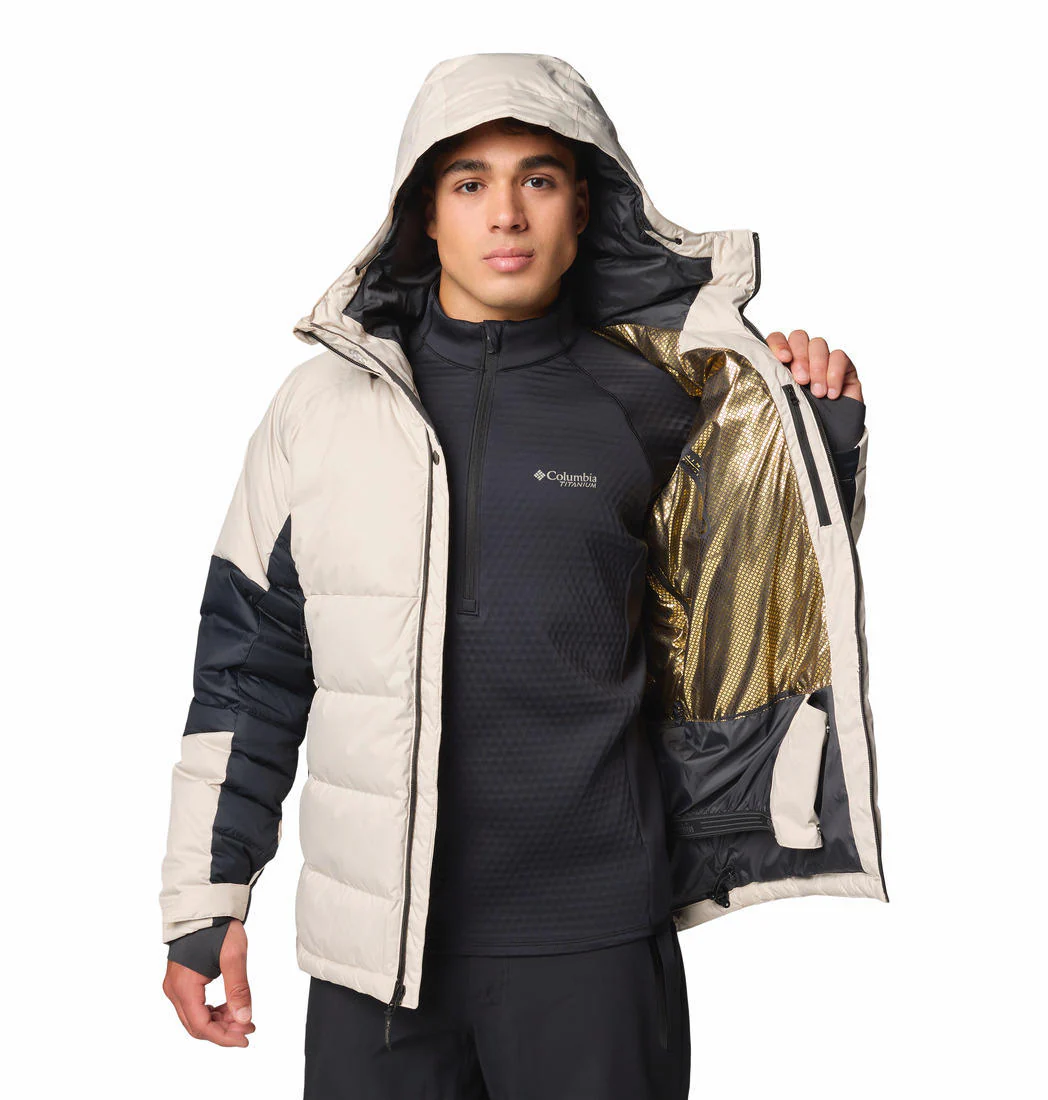 Columbia Men Brown Roaring Fork II Down Jacket - Image 7