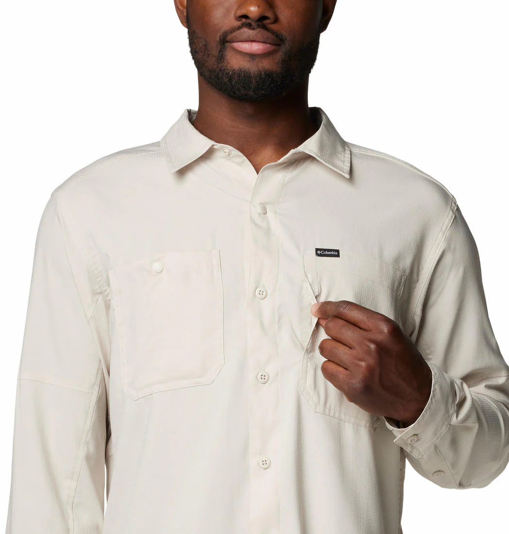 Columbia Men Brown Silver Ridge Utility Lite Long Sleeve (Sun Protection) - Image 5