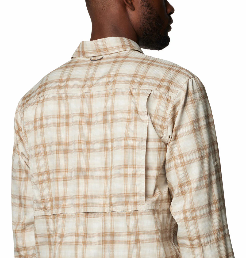 Columbia Men Brown Silver Ridge Utility Lite Plaid LS (Sun Protection) - Image 5