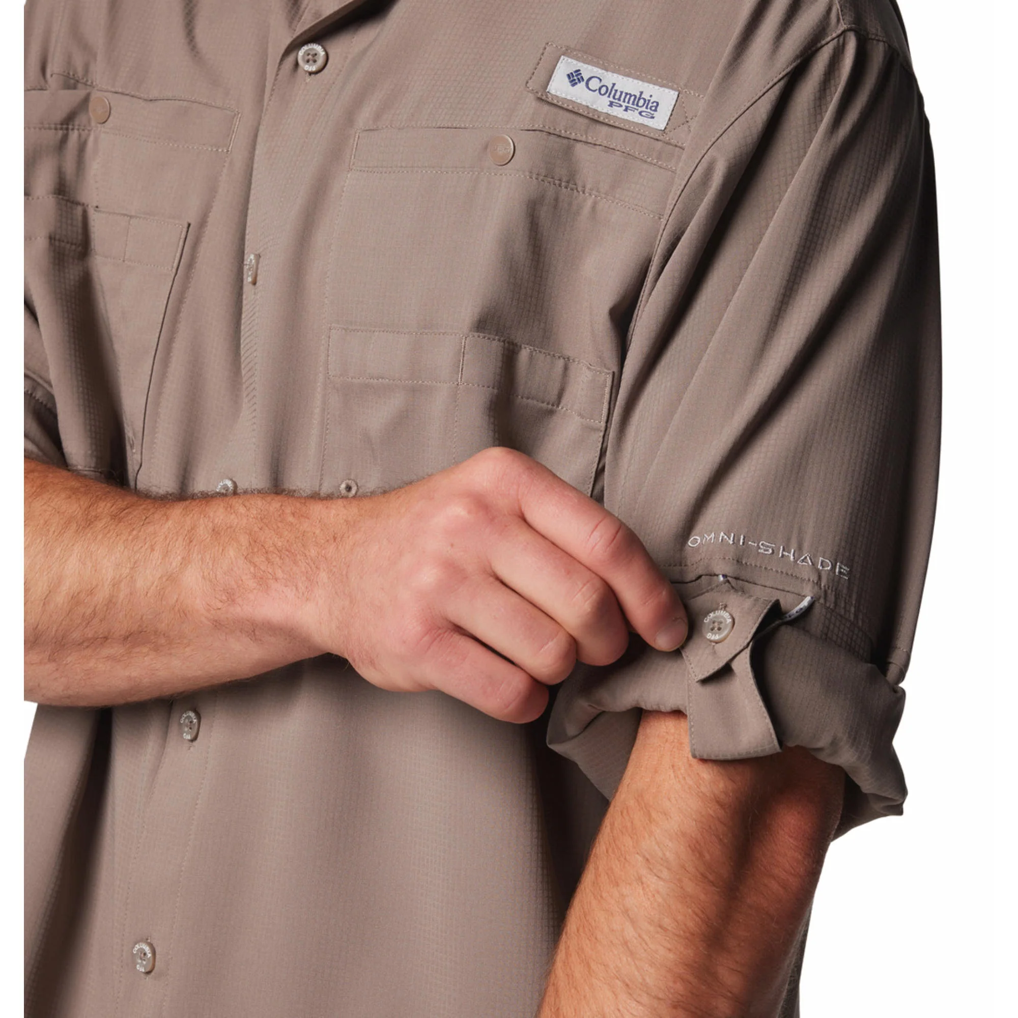 Columbia Men Brown Tamiami II LS Shirt (Sun Protection) - Image 8