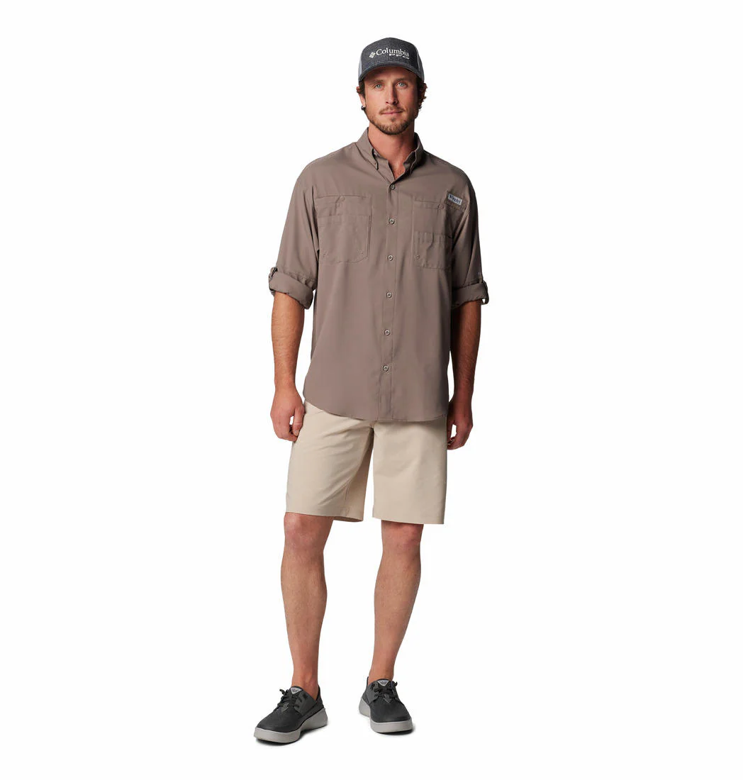 Columbia Men Brown Tamiami II LS Shirt (Sun Protection) - Image 4