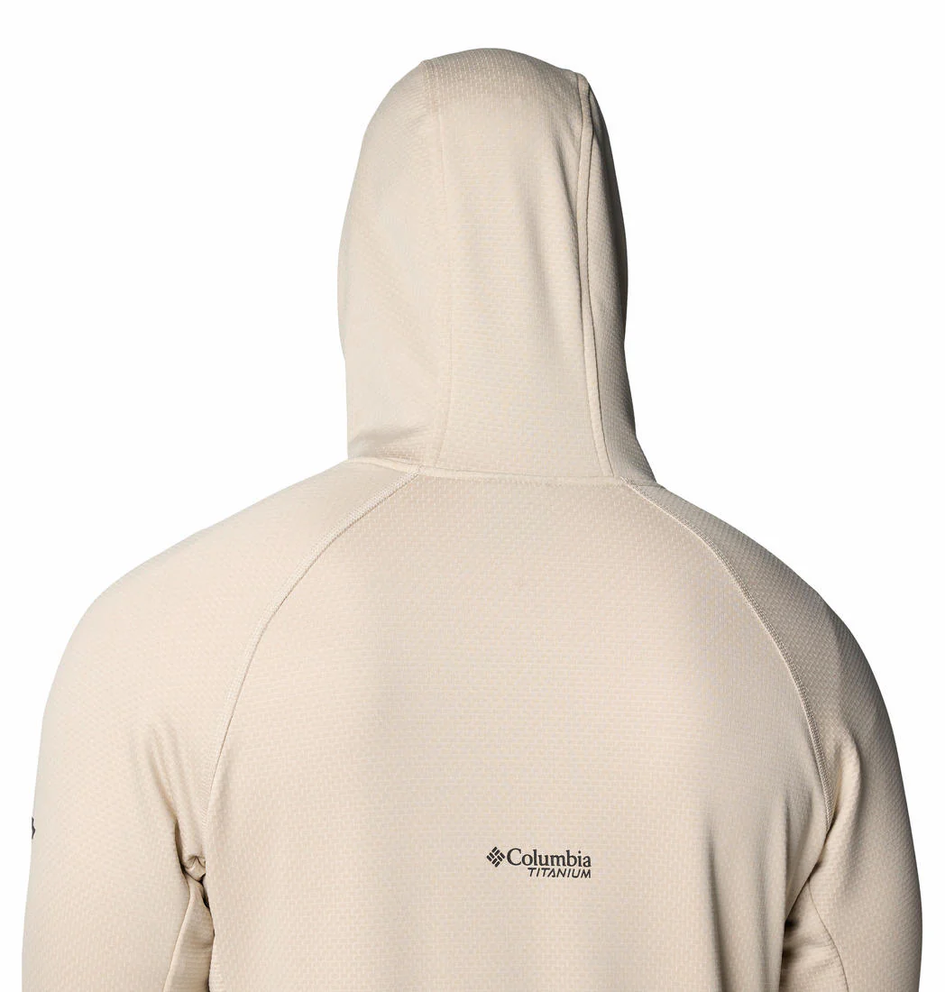 Columbia Men Brown Triple Canyon Grid Fleece Hooded FZ II - Image 9