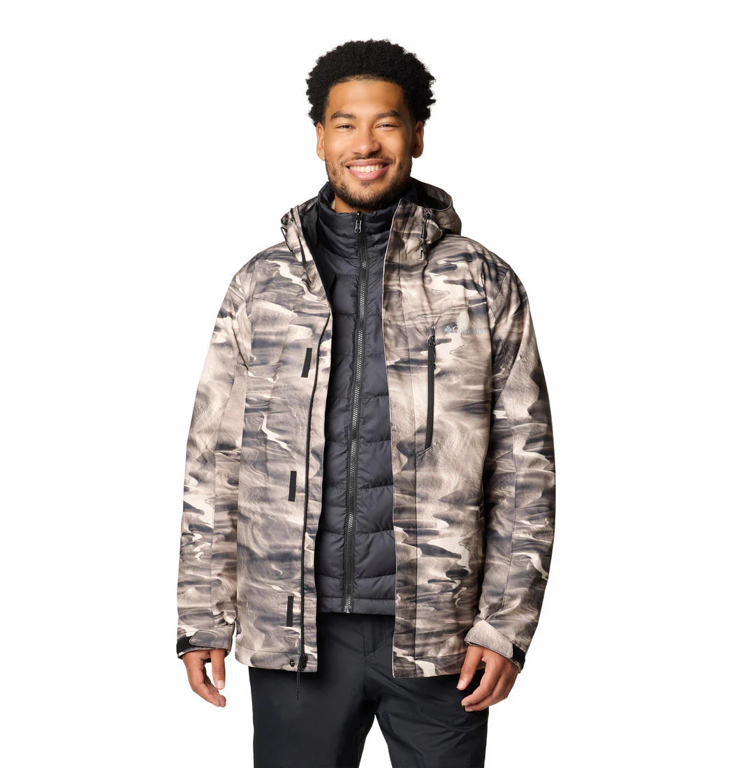 Columbia Men Brown Whirlibird V Printed Interchange Jacket - Image 7