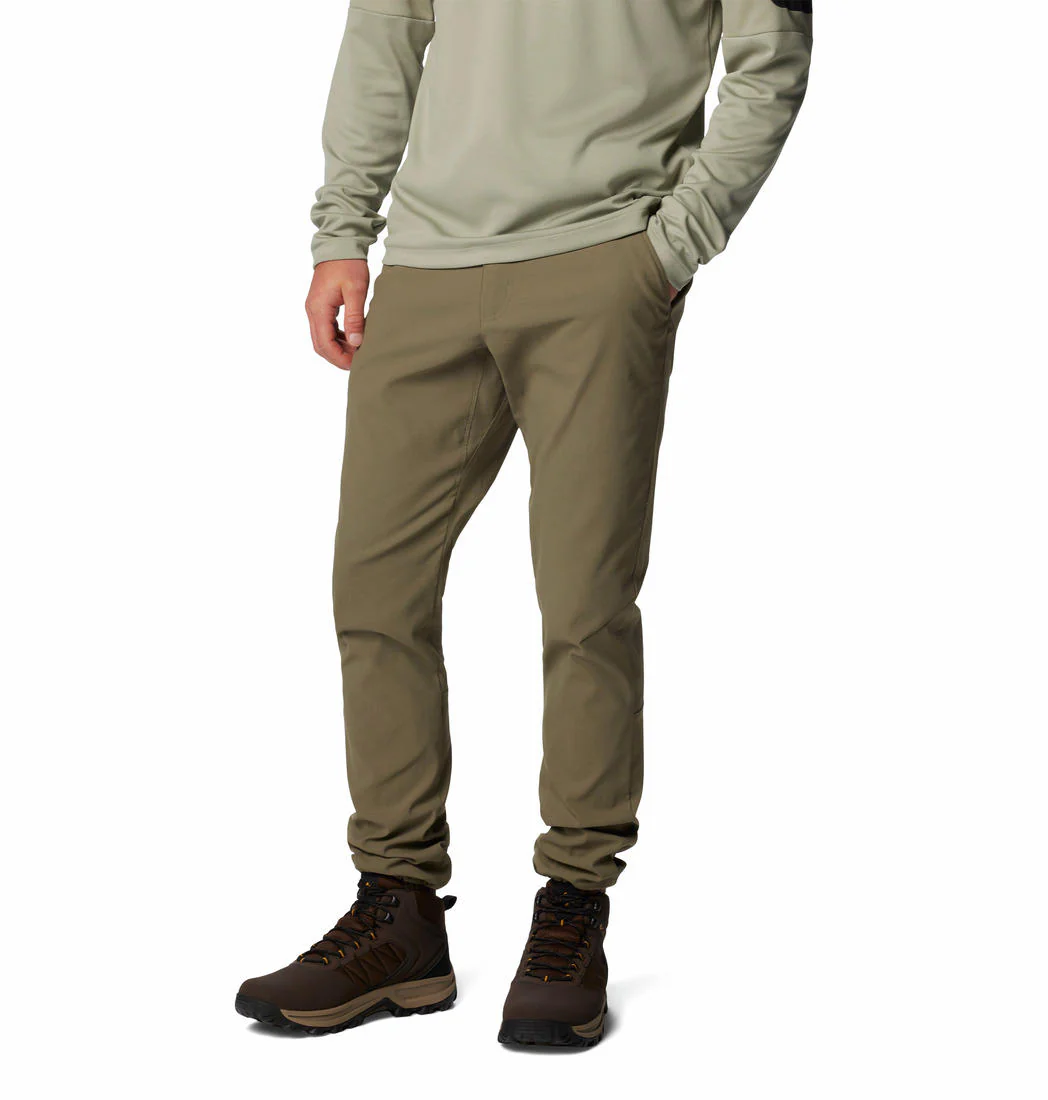Columbia Men Green Black Mesa Woven Pant II (Sun Protection) - Image 3