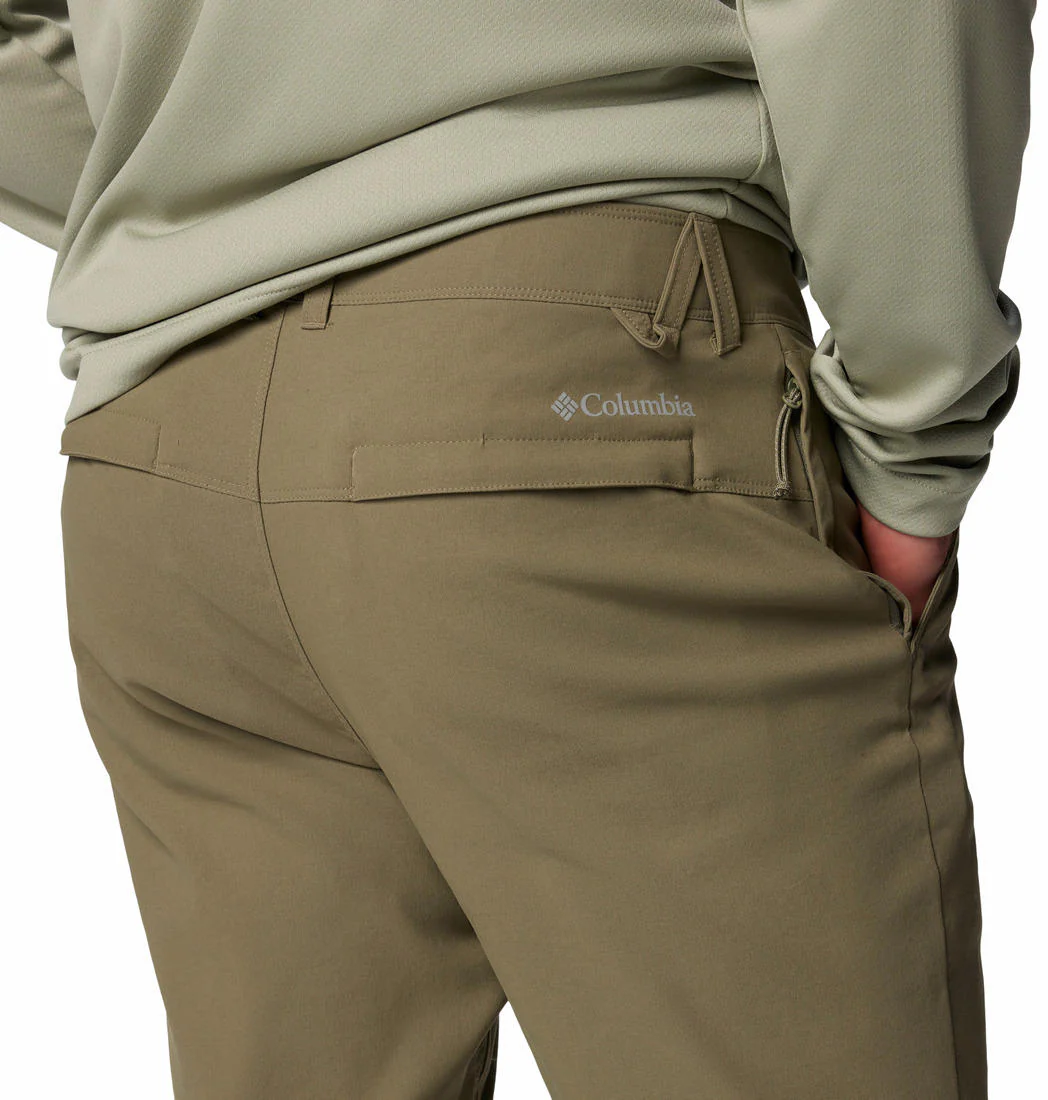 Columbia Men Green Black Mesa Woven Pant II (Sun Protection) - Image 6