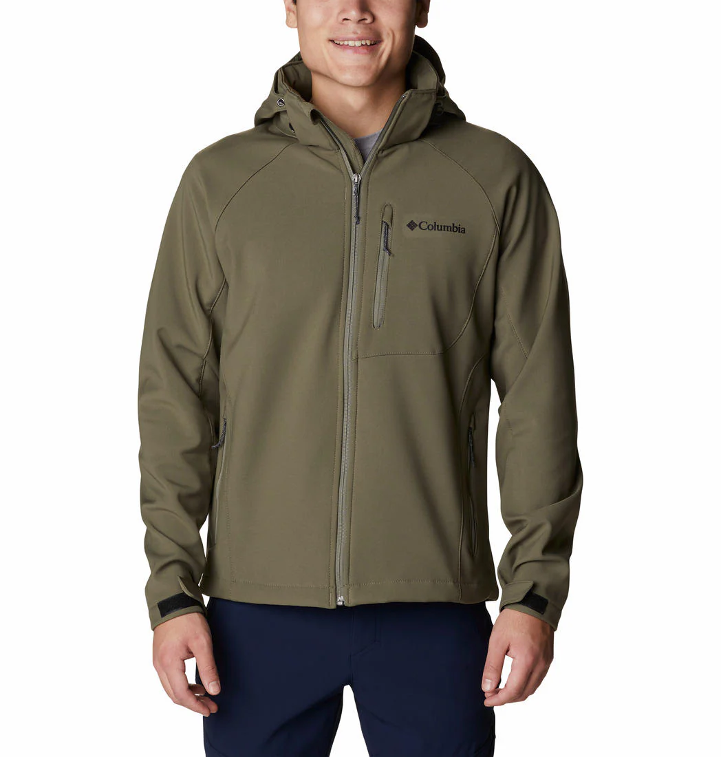 Columbia Men Green Cascade Ridge III Softshell