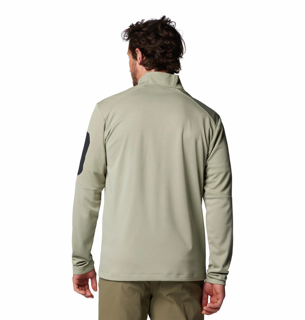 Columbia Men Green Columbia Tech Knit 1/4 Zip (Sun Protection) - Image 2